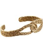 Aurelie Bidermann Gold Lasso Cuff - Lyst