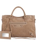 Balenciaga Baby Daim Classic City - Lyst