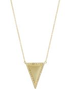Jennifer Meyer Pavé Diamond Border Triangle Pendant Necklace - Lyst