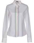 Jil Sander Navy Shirts - Lyst