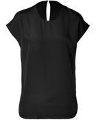 Maison Martin Margiela Draped Front Top Black - Lyst