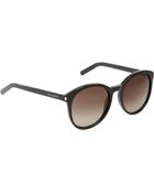 Saint Laurent Classic Oversize Round Frame Sunglasses - Lyst