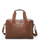 21men Faux Leather Duffle Bag - Lyst