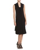 Alexander Wang Shawl Collar Tabard Dress - Lyst
