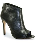 Alice + Olivia Gerri - Punched Leather Bootie - Lyst