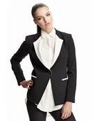 DKNY Long-Sleeved Colour-Block Jacket - Lyst