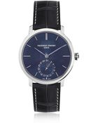 Frederique Constant Slim Line Moonphase Watch - Lyst