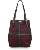 McQ by Alexander McQueen North South Tartan Tote - Lyst