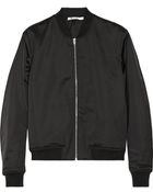 T By Alexander Wang Satin Bomber Jacket - Lyst