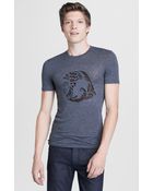 Versace Medusa Burnout Tshirt - Lyst