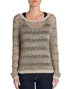 Alice + Olivia Brenna Beaded Cotton Sweater - Lyst