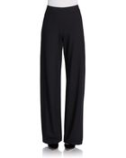 Giorgio Armani Wide Leg Trousers - Lyst