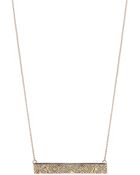 House Of Harlow Engraved Bar Necklace - Lyst