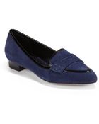 Alice + Olivia Madison Suede Leather Loafers - Lyst