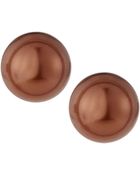 Majorica Chocolate Pearl Stud Earrings 8mm - Lyst