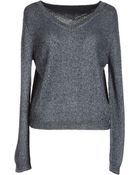 Theyskens' Theory Long Sleeve Sweater - Lyst