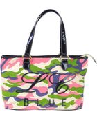 Blue Les Copains Medium Fabric Bag - Lyst