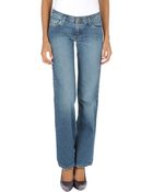 Carhartt Denim Trousers - Lyst