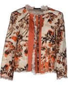 Pinko Black Blazer - Lyst