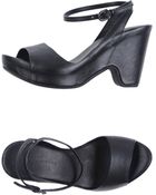 Roberto Del Carlo Platform Sandals - Lyst