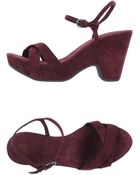 Roberto Del Carlo Platform Sandals - Lyst