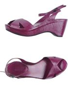 Roberto Del Carlo Platform Sandals - Lyst