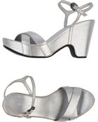 Roberto Del Carlo Platform Sandals - Lyst