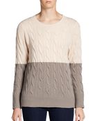 Christopher Fischer Twotone Cashmere Sweater - Lyst
