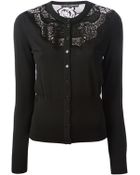 Dolce & Gabbana Lace Panel Cardigan - Lyst