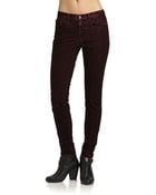 J Brand Velvet Skinny Pants - Lyst