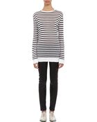 T By Alexander Wang Striped Long Sleeve Tee - Lyst