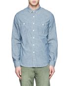 J.Crew Slim Selvedge Chambray Utility Shirt - Lyst