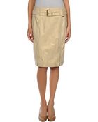 John Galliano Leather Skirt - Lyst