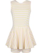 A La Russe Sleeveless Peplum Short Jumpsuit - Lyst