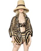DSquared2 Zebra Printed Ponyskin Coat - Lyst