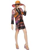 Etro Printed Silk Twill Dress - Lyst