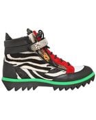 Giuseppe Zanotti 20mm Suede Ponyskin High Sneakers - Lyst