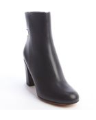Givenchy Black Leather Bar Detail Ankle Boots - Lyst