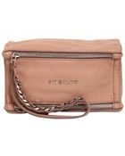 Givenchy Pandora Grained Leather Clutch - Lyst