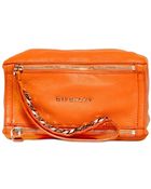 Givenchy Pandora Wristlet Pouch Grained Clutch - Lyst