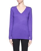 J.Crew Collection Cashmere Vneck Sweater - Lyst