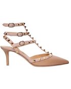 Valentino 65mm Rockstud Leather Pumps - Lyst