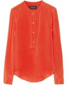 Derek Lam Silk Blouse - Lyst