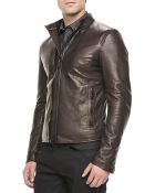 Belstaff Holbrook Leather Moto Jacket - Lyst