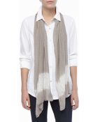 Eileen Fisher Silk Shibori Ripple Scarf - Lyst