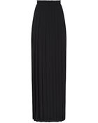 Lanvin Pleated Maxi Skirt - Lyst