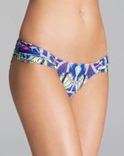 Mara Hoffman Ruched Side Bikini Bottom - Lyst