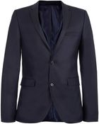Topman Navy Ultra Skinny Suit Jacket - Lyst