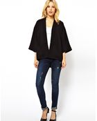 Asos Kimono with Cut Out Back - Lyst