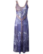 Jean Paul Gaultier Sheer Print Dress - Lyst